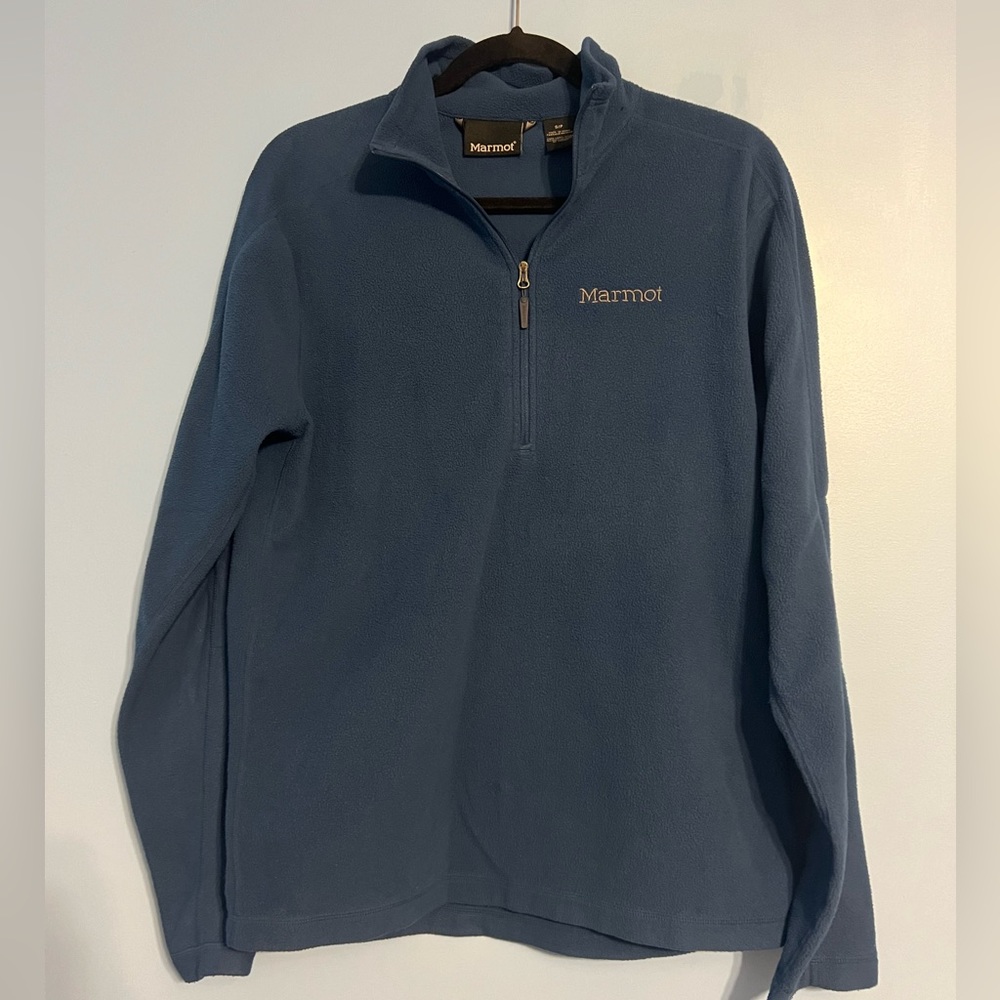 Marmot Quarter Zip Fleece Sweatshirt (Small)